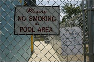 The village of McComb is giving refunds for pool memberships to those who ask. The pool was shut down after two days. A bottom coating that cracked and cut feet was blamed.