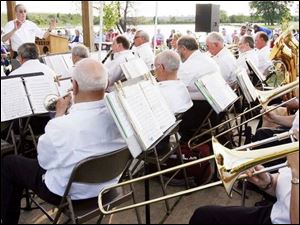 The Deurschmeister German Band band.
