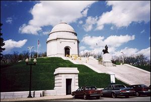 The McKinley monument in Canton, Ohio.