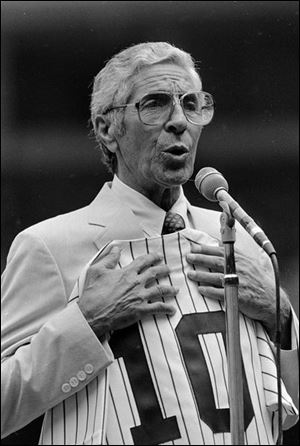 Phil Rizzuto might never have made it into the Hall of Fame, except for a persuasive speech by the late Ted Williams.
<br>
<img src=http://www.toledoblade.com/assets/gif/TO1599743.GIF> VIEW: <a href=