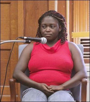 Markisha Campbell testified during the trial of her father,
Wayne Powell. 
