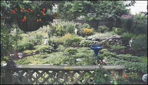 Ellie Viviano s garden earned first place in the perennial category of the Toledo Botanical Garden s contest. She worked over the last seven years to plant beds that will have color through the entire growing season.