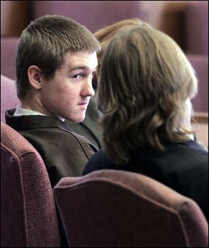 Robert Jobe listens to the proceedings in court yesterday.