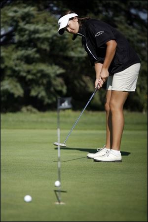 Alyssa Shimel started playing as a young child and hopes some day to compete on the LPGA Tour.
