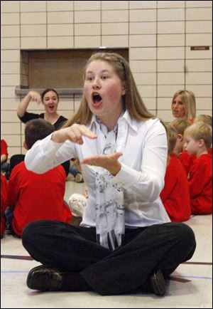 Developed by Joyce Eastlund Gromko, the project helps BGSU students such as Jami Haswell learn how to incorporate singing and dancing into the classes they teach young children.
