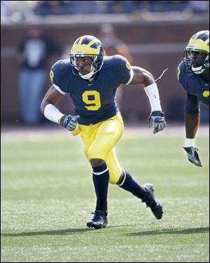 The Wolverines' Anton Campbell has twice this season been named special teams captain because of his hard work in practice and games. He has assisted on five tackles. Listed as a defensive back, last week he got some practice time at running back because of injuries to Mike Hart and Brandon Minor.