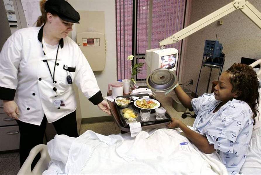 Hospital room service delivers comfort The Blade