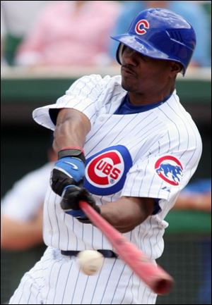 Outfielder Jacque Jones hit .285 with 33 doubles and five home runs and 66 RBIs in 135 games last season for the Cubs.