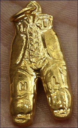 Since 1934, players and coaches have received golden pants for beating Michigan.