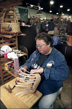 cty crafts26p      11/25/2007      The Blade/Herral Long        Pamela Garcia of Monroe has been making baskets for 23 years - learned the crtaft from her mother       Note this  was the last day of a three day show the crowds were so so    Lucas Crafts for Christmas show ~ (Maumee) 11 a.m. to 4 p.m., Lucas  Co. Rec. Center, 2901 Key St. The largest free holiday craft show in the  area sponsored by the juried members of the Toledo Craftsman's Guild.  This show will feature thousands of unique hand crafted decorative and  seasonal items that would be great for your holiday decorating or for  your holiday gift giving.