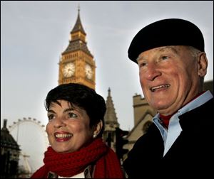 Amy and Carty Finkbeiner see the sights like Big Ben in St. Stephen s
Tower during a walking tour of London, where the winner of the most-liveable city award will be announced today.