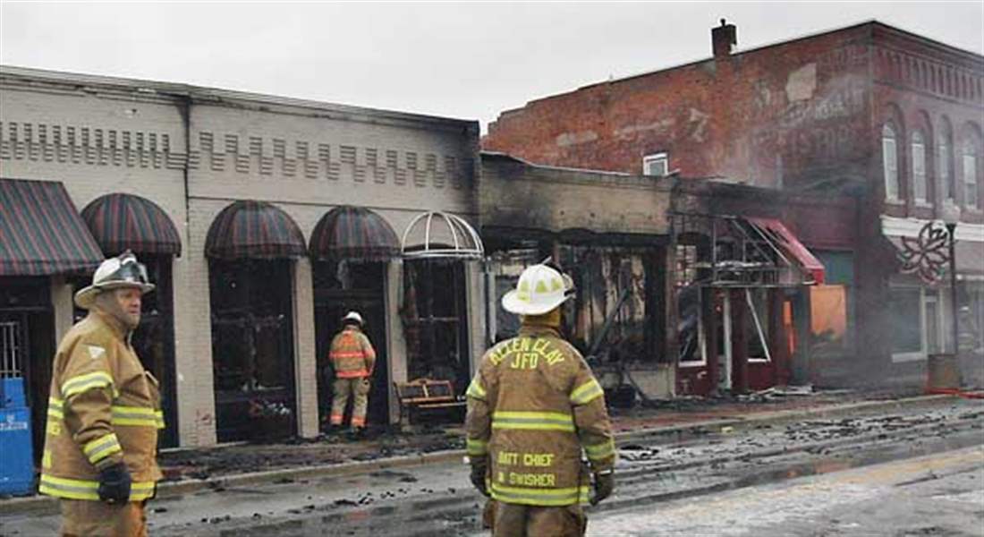 Fire damages downtown Genoa business The Blade