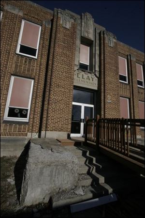 Clay Elementary will be among the sites torn down Feb. 1.
