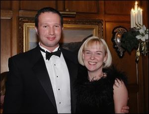 Robert and Jennifer Kasee ring in the new year at the Toledo Club.