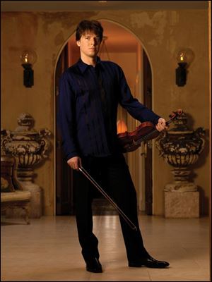 Joshua Bell performs with the Toledo Symphony Thursday evening.