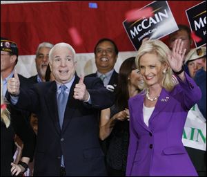 McCain is excited about the results so far in Florida.