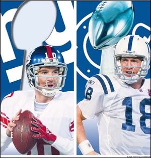 Giants quarterback Eli Manning has yet to acquire what big brother and Colts QB Peyton already has - a Super Bowl win.