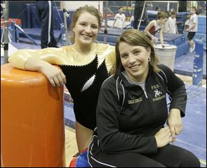 Perrysburg senior Macy Nordhaus is looking to qualify for the state meet for the fourth time. The first Yellow Jacket gymnast did that 21 years ago   her mother, Michelle, who is also her coach.