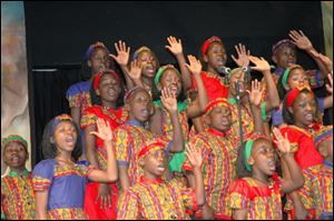 The Watoto Children's Choir will perform 10 concerts in an eight-day tour of the area.