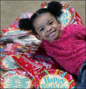 Brooke Ann Johnson celebrates her first birthday, turning 4.