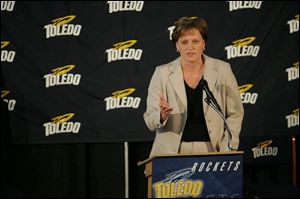 Toledo officials said they were impressed by Tricia Cullop's ability to increase attendance while coaching at Evansville.