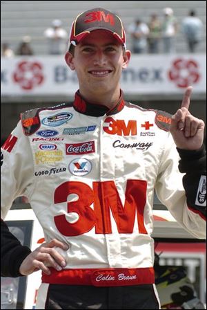 Colin Braun, 19, earned the pole in only his second start in the Nationwide Series.