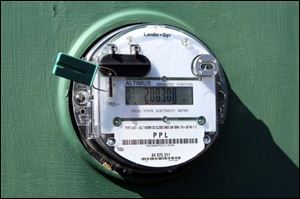 A 'smart' meter tracks flow of electricity in real time.