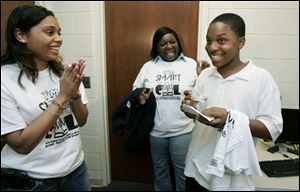 Young Long is all smiles about the recognition, as is his mother.