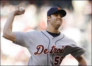 Detroit Tigers starting pitcher Armando Galarraga picked up the victory, allowing one hit and two runs in six innings.