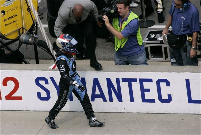 Danica Patrick Looking for Ryan Briscoe