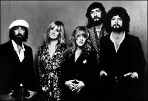 Fleetwood Mac in 1977, from left: John McVie, Christine McVie, Stevie Nicks, Mick Fleetwood, and Lindsey Buckingham.