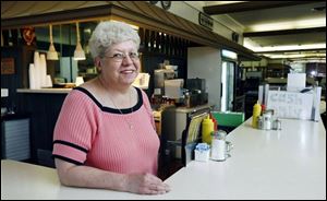 Mary Dingess worked periodically at the diner on Jefferson from the 1970s through the 1990s. 