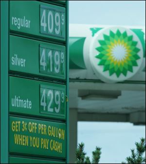 The BP at Dorr Street and Secor Road in Toledo offers 3 cents off a gallon.