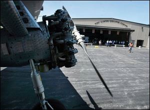 The EAA s Tri-Motor tours usually include the Port Clinton
airport because of the site s long association with the craft.
