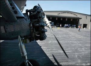 The EAA s Tri-Motor tours usually include the Port Clinton
airport because of the site s long association with the craft.