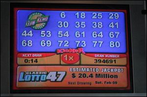 Citing the success of games in other states, including Michigan s Club Keno,  the Ohio Lottery Commission says it knew
what type of lottery agents to pursue, including racetracks.