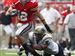 CRR-OSUAKRON.jpg Ohio State's Dane Sanzenbacher eludes an Akron defender to add some yardage after making a catch as a freshman last season. His first college reception went for a touchdown.