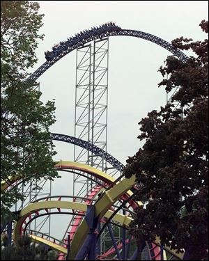 Rides such as the Millennium Force coaster contributed to the high ranking.