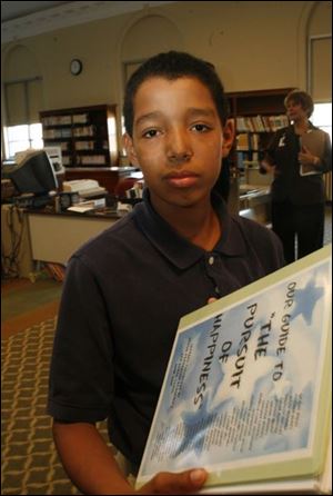 Jared Barnhill, a sixth grader at Grove Patterson Academy, may just be holding the key to happiness in his hands.