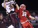 Genoa s Zach Apel makes a catch against Eastwood s Nick Schmeltz. Apel has 41 receptions for 768 yards and 12 touchdowns. He was voted Division IV all-district first team.