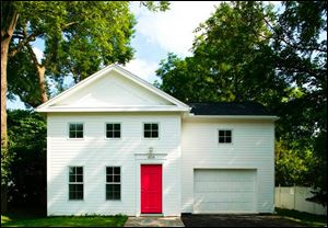 The historic house at 408 West Front St. as it appeared after its renovation.