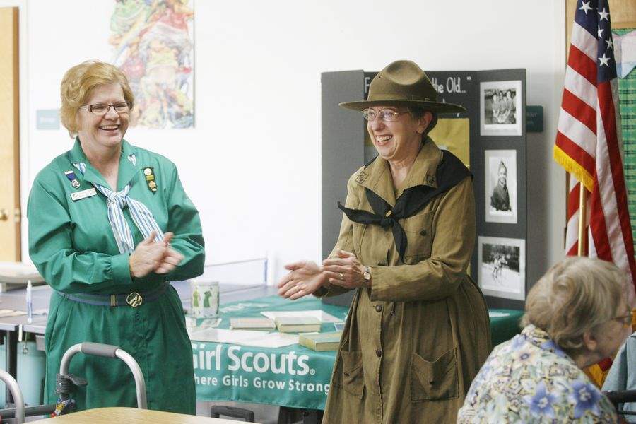 Girl Scout alumnae recall songs, pledges, campfires, and bloomers The