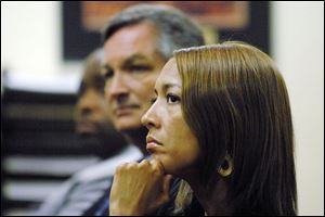 Christine Beatty, former Chief of Staff for Detroit Mayor Kwame Kilpatrick, attends a hearing in 36th District Court in this August 7, 2008 file photo.