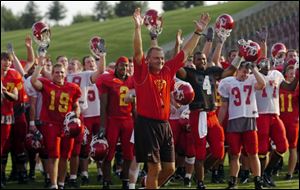 Dan McCarney, who was the head coach at Iowa State for 12 seasons, is in his first year as the Gators' defensive line coach. No. 2 Florida plays No. 1 Alabama on Saturday in the Georgia Dome for the SEC title.
