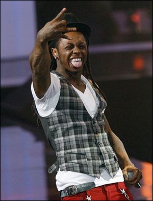 Lil Wayne performs at the 2008 MTV Video Music Awards in Los Angeles