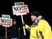 Bedford-rezoning-OK-d.jpg Charlie Cole, front, protests zoning changes in Bedford Township that some fear will pave the way for big-box stores.
