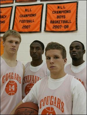 The coaches like Southview to repeat as NLL titlist with this core, from left, Andy Borcherdt, Shaun Joplin, Tim Hausfeld and Bernard Pinckney. Hausfeld averaged 19.2 to lead the league.