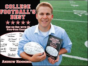Andrew Hemminger, co-author of 'Destination Basketball,' toured the country to interview 15 of the top college football coaches.