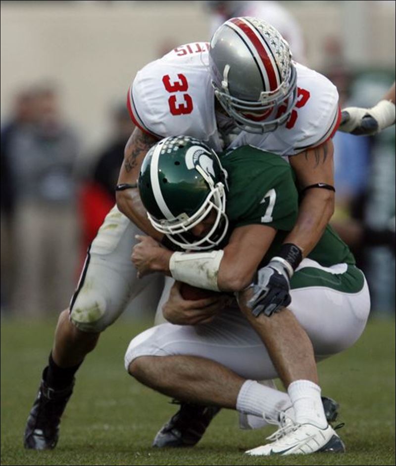 The Little Animal led the Buckeyes in tackles in 2006, 2007 and 2008.