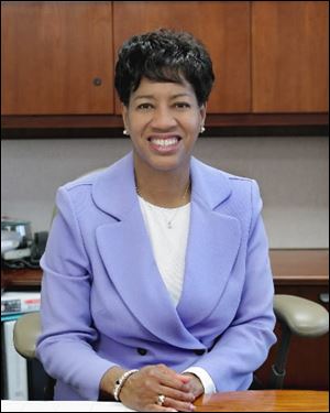 Ms. Jones-Kelley in a State of Ohio photo prior to her resignation as Director of the Ohio Department of Job and Family Services.